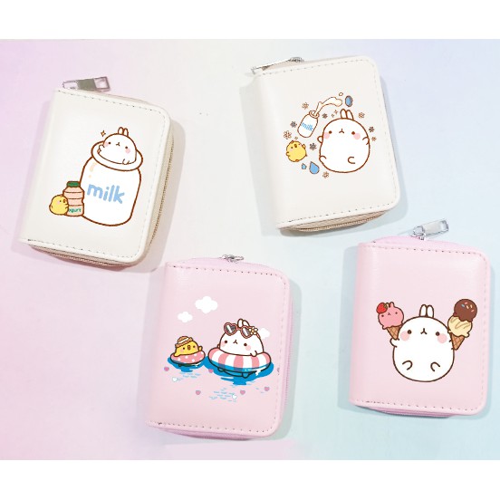 Ví molang VNI12 ví ngắn cute bóp dễ thương idol kpop army thần tượng hoạt hình | BigBuy360 - bigbuy360.vn