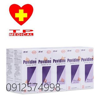 Dung dịch sát khuẩn Povidine 10% [20ml]