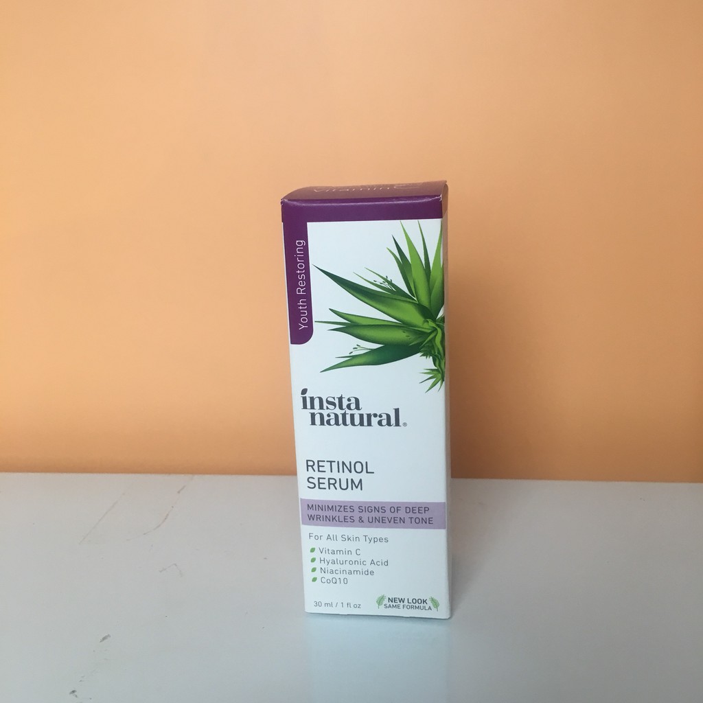 ⚜️Mẫu Mới⚜️ InstaNatural ⚜️ Retinol serum ⚜️ Tinh chất chống lão hóa sáng da toàn diện Instanatural Serum Retinol