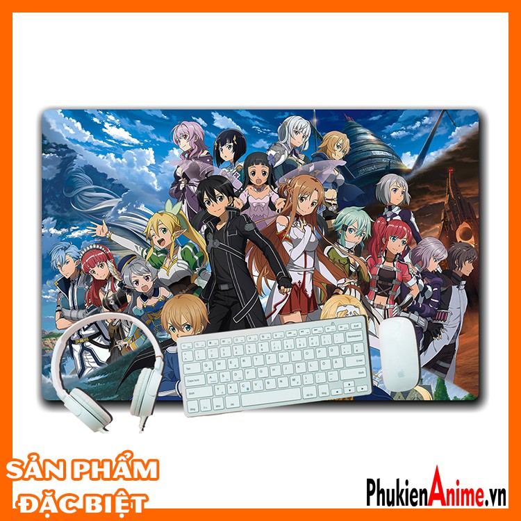 Shop Anime HCM - Lót chuột cao su 40x60 in hình Anime Sword Art Online