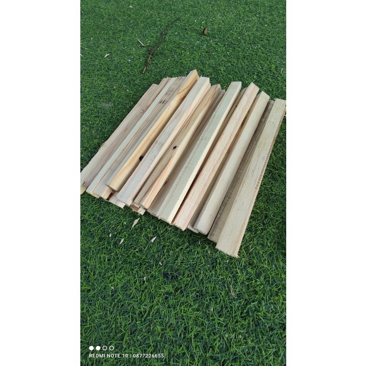Rẻ nhất Sàn chỉ 1k - Nan gỗ thông pallet 1.5 x 2 x 30 làm khung ảnh, kệ các kiểu nthaiphong