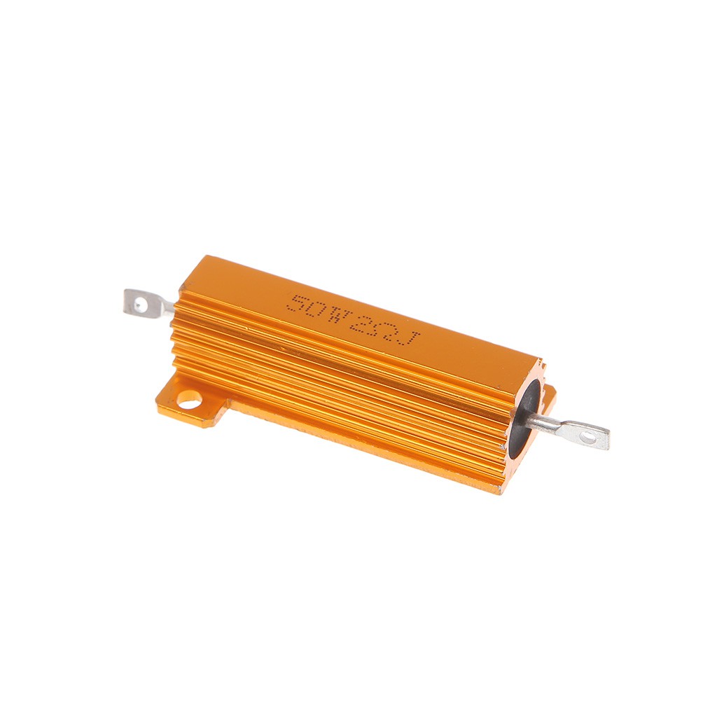 Điện trở nguồn dây vỏ nhôm 50W 0.5/1/2/4/6/8/10/20 chất lượng cao