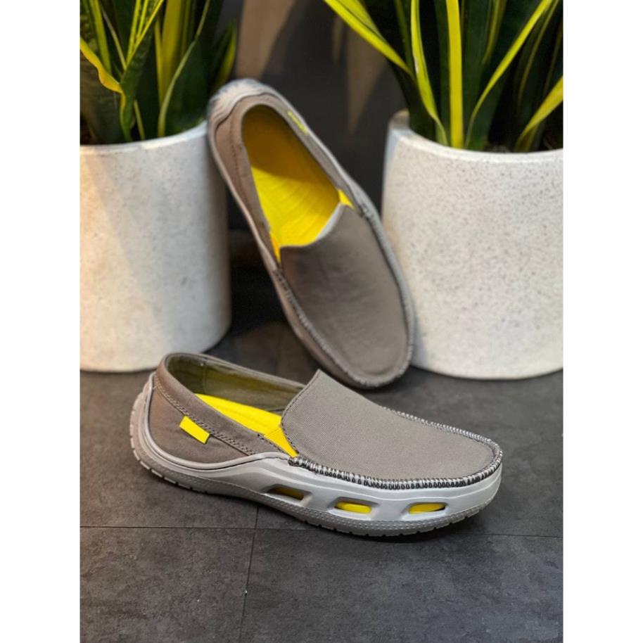 TTV Giày Nam Cross TideLine, slip on nam, chất liệu vải bố có đệm êm, đế nhựa hạn chế trơn trượt
