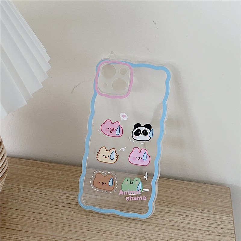 Ốp lưng iphone Ốp Điện Thoại Họa Tiết Động Vật Dành Cho iphone13 12Promax xs / xr / 6Plus-14 Dinuo case