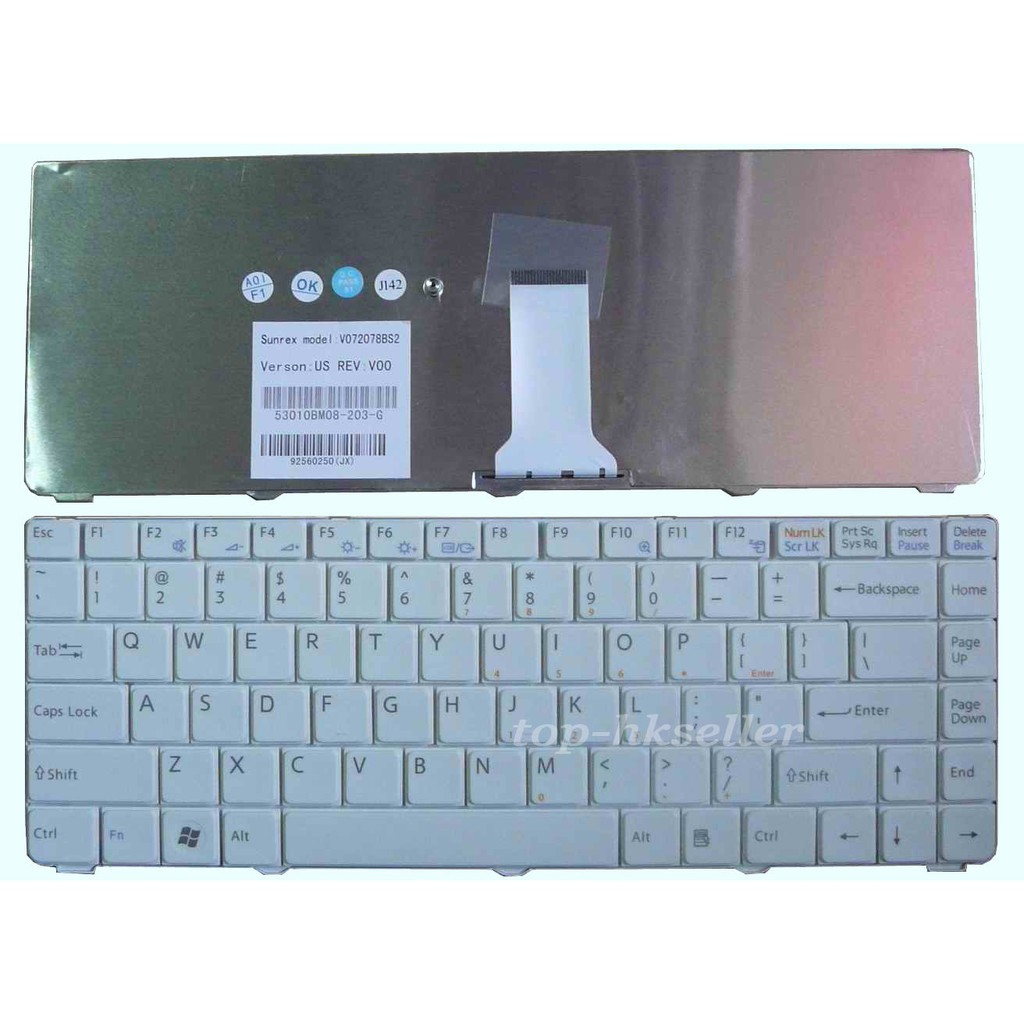 (KEYBOARD) BÀN PHÍM LAPTOP SONY NR dùng cho VGN-NR, VGN-NS