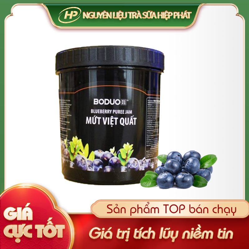 Nước sốt Việt Quất cô đặc BODUO - 1.3Kg [ĐẬM ĐẶC] - SP000838 - Nguyên liệu pha chế trà sữa HIỆP PHÁT