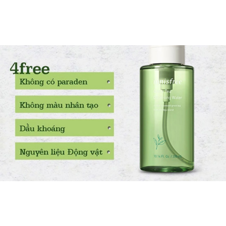 Nước Tẩy Trang Innisfree Green Tea Cleansing Water Trà Xanh 300ml | WebRaoVat - webraovat.net.vn