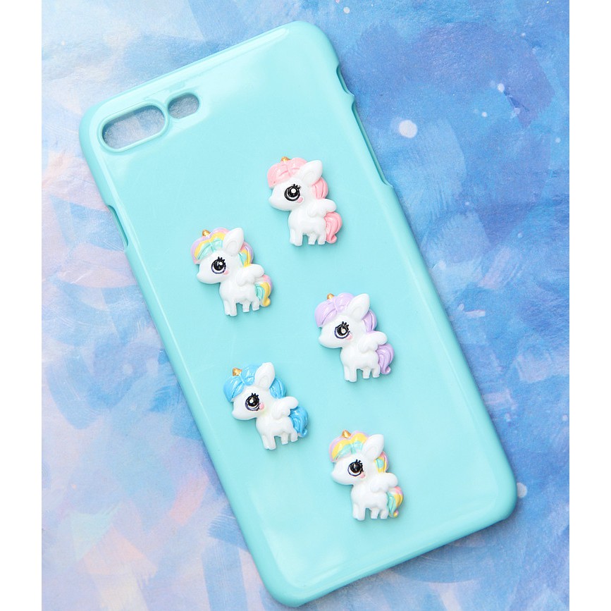 Các mẫu charm kỳ lân Unicorn và mèo kỳ lân dễ thương cho các bạn làm Jibbitz, trang trí vỏ ốp điện thoại, DIY