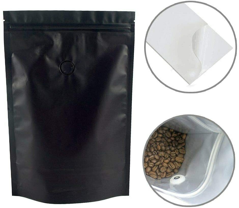 Set 50 Túi Nhôm Đựng Hạt Cà Phê 14x20cm Tiện Lợi