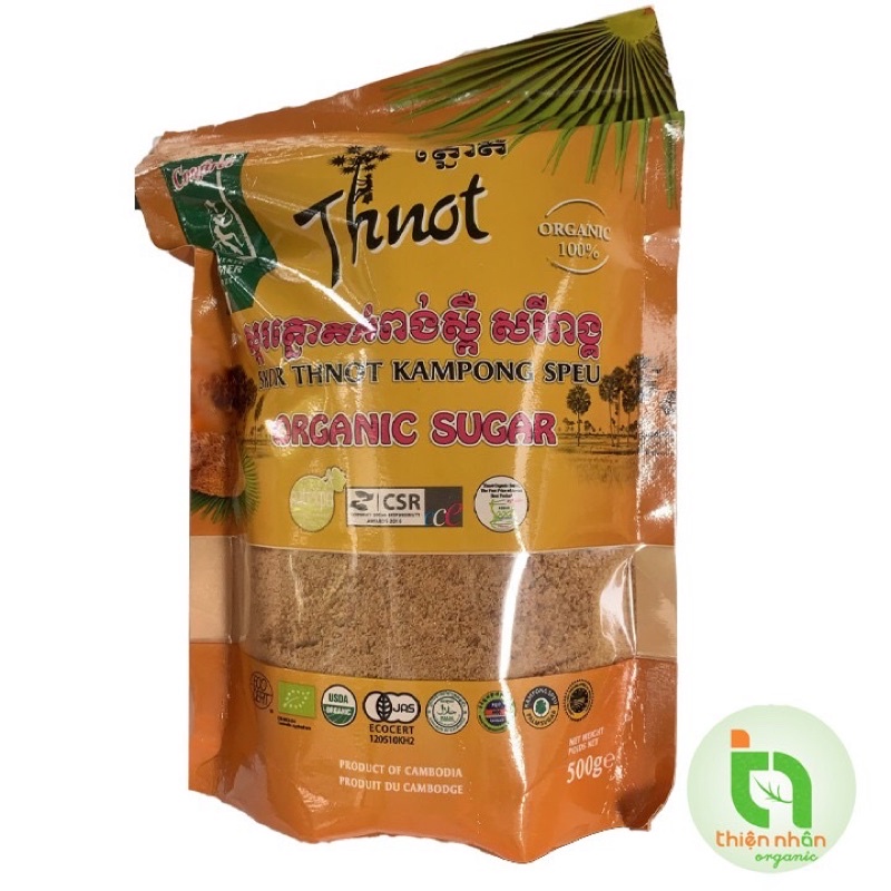 ĐƯỜNG THỐT NỐT HỮU CƠ (THNOT ORGANIC) 500g