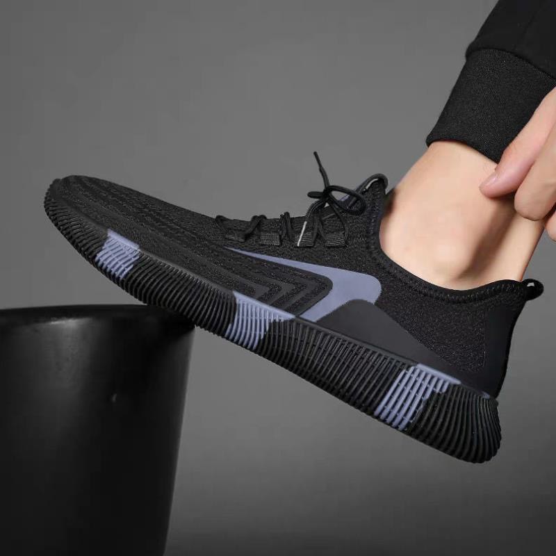 (Thanh Lý) Giày sneaker nam thể thao - WWB đen viền đỏ siêu rẻ có 2 màu