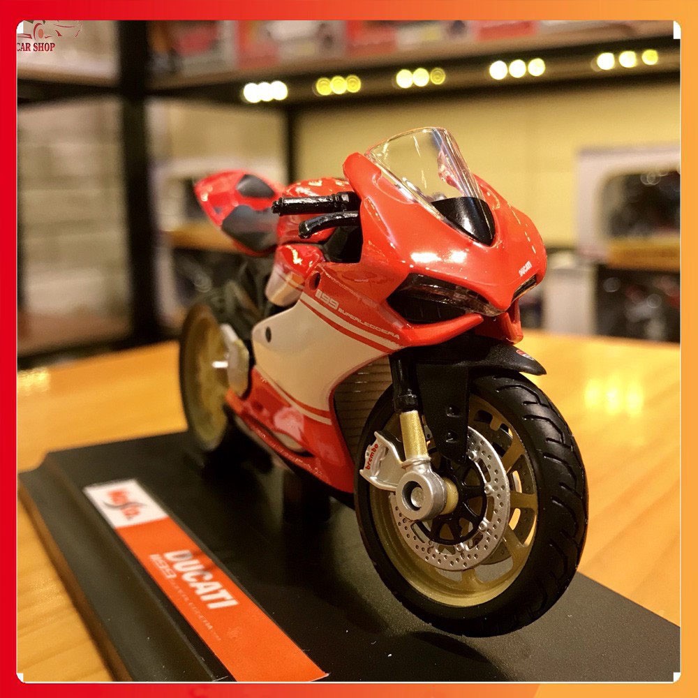 Xe mô hình Ducati 1199 Superleggra tỉ lệ 1:18 hãng Maisto
