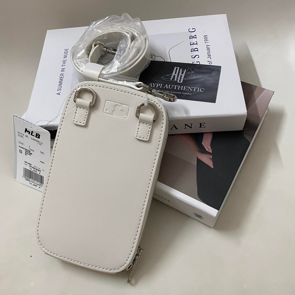 TÚI MLB MINI NECK POUCH NEW YORK YANKEES WHITE