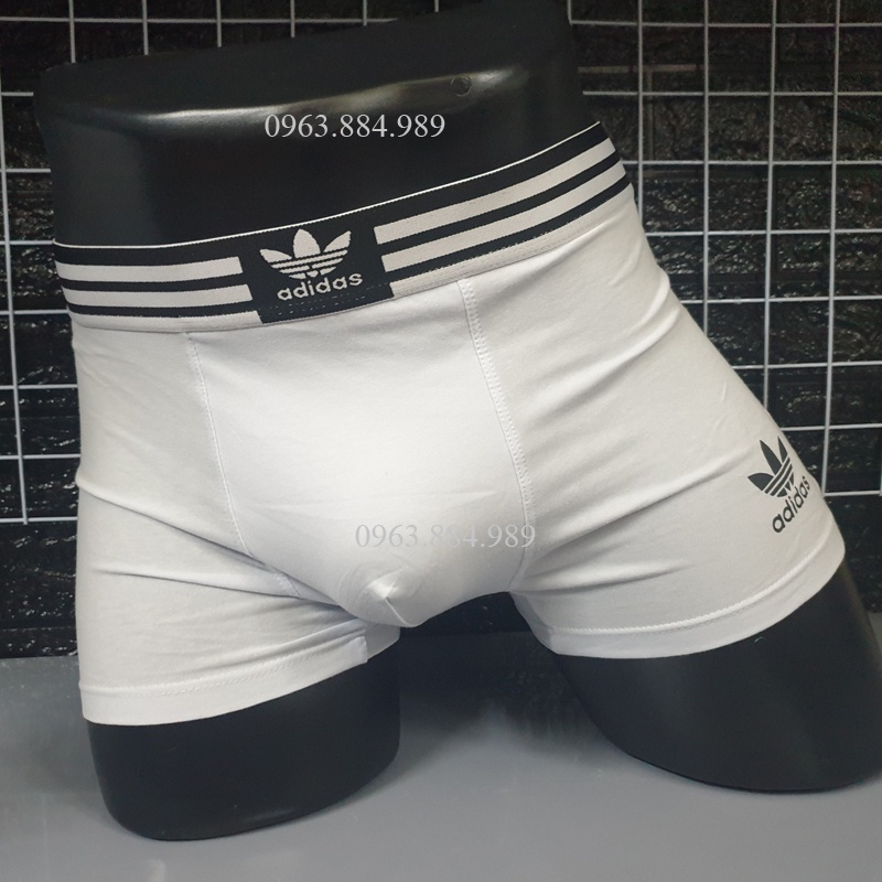 Quần lót nam chất cotton AD.01 dạng sịp đùi, cạp dệt đẹp, nhiều màu độc đáo cho anh em thoải mái