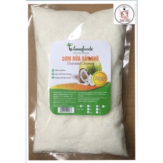 Cơm dừa mịn sấy khô classy foods - túi 500g & 1kg dùng trong chế biến thực phẩm, làm bánh, trộn cốm dẹp, nấu chè, xôi,..