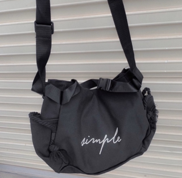 Túi vải đeo chéo SIMPLE BAG UNISEX