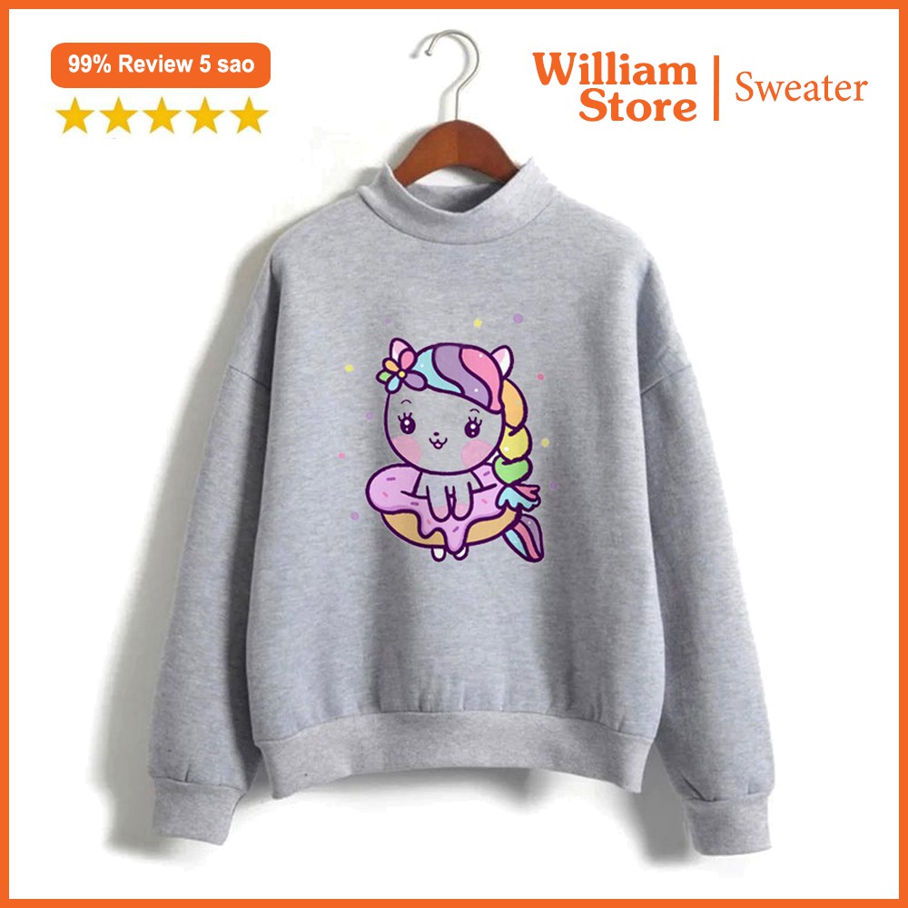 [FREESHIP_50K] Áo Sweater nữ chui đầu nữ dễ thương William DS57 - Chất liệu nỉ ngoại mềm mịn, giữ ấm tốt | BigBuy360 - bigbuy360.vn