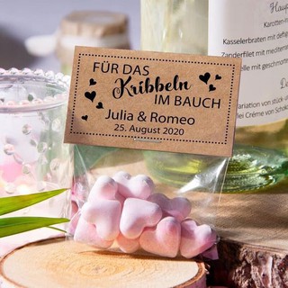 Tem nhãn decal giấy kraft-da bò dán sản phẩm handmade,thực phẩm cực đẹp