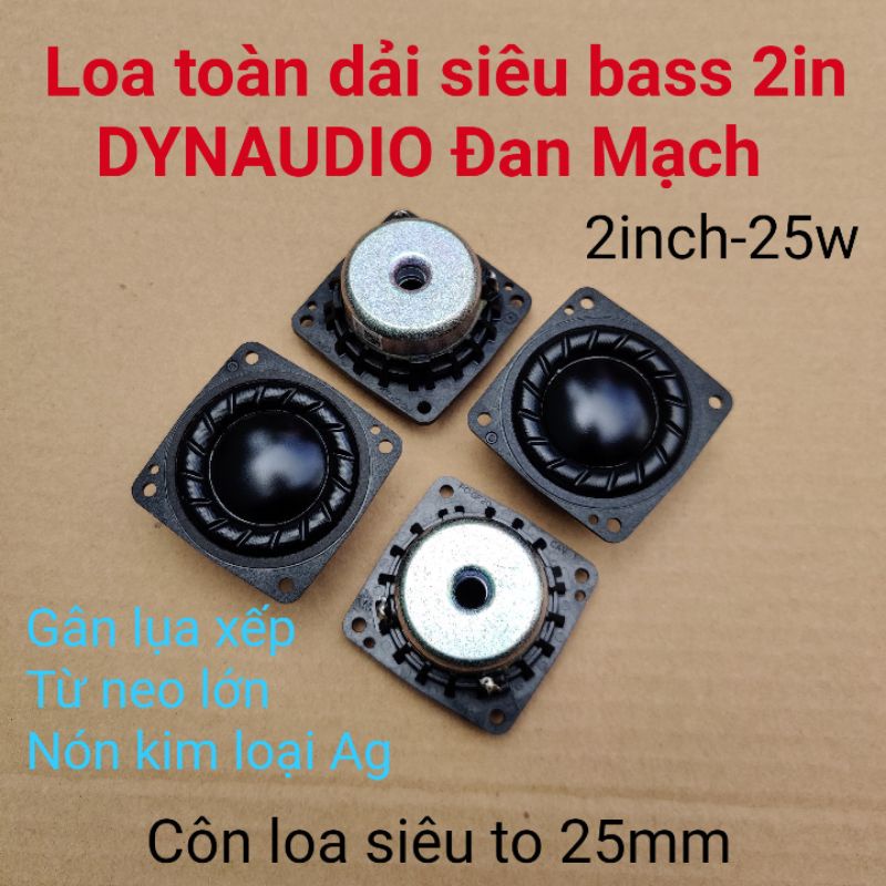 loa toàn dải 2in siêu bass thương hiệu đến từ dynaudio ĐAN MẠCH