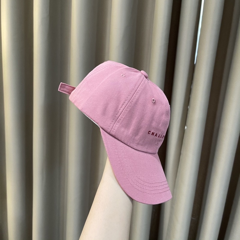Mũ lưỡi trai màu thêu chữ màu vintage