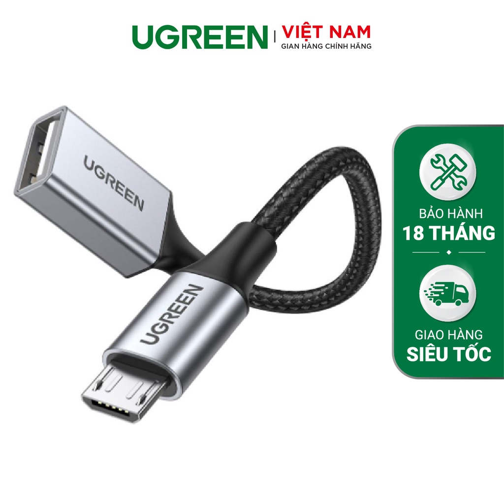 Cáp chuyển USB2.0 sang Micro USB 2.0 hỗ trợ OTG UGREEN 30895
