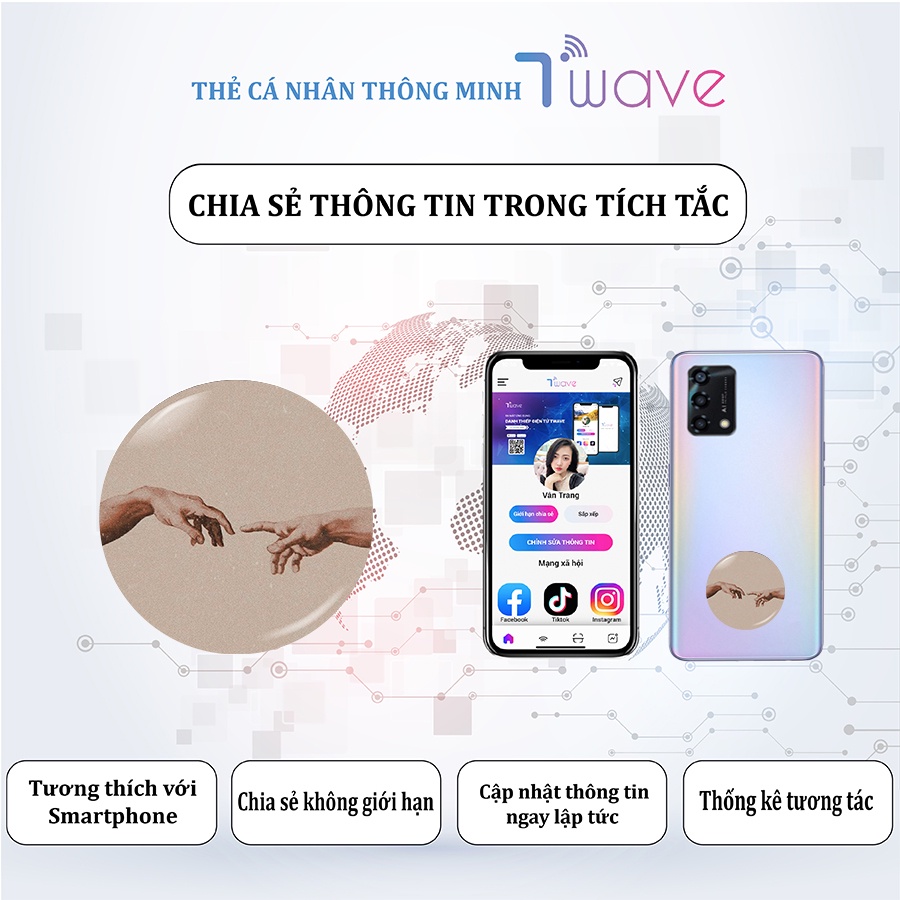 Sticker Thông Minh  Chia Sẻ Mọi Thông Tin Chỉ Với 1 Chạm