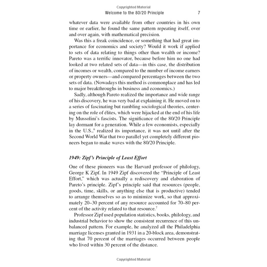Sách - The 80/20 Principle