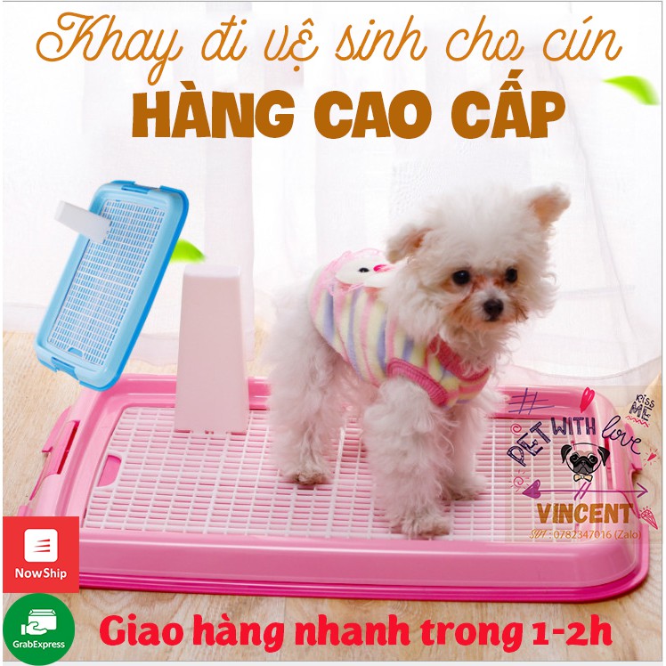 [RẺ NHẤT][HÀNG CÔNG TY] Khay vệ sinh cho cún - Khay tập cún đi vệ sinh giữ sạch sẽ nhà cửa - Nhựa tốt hàng loại 1