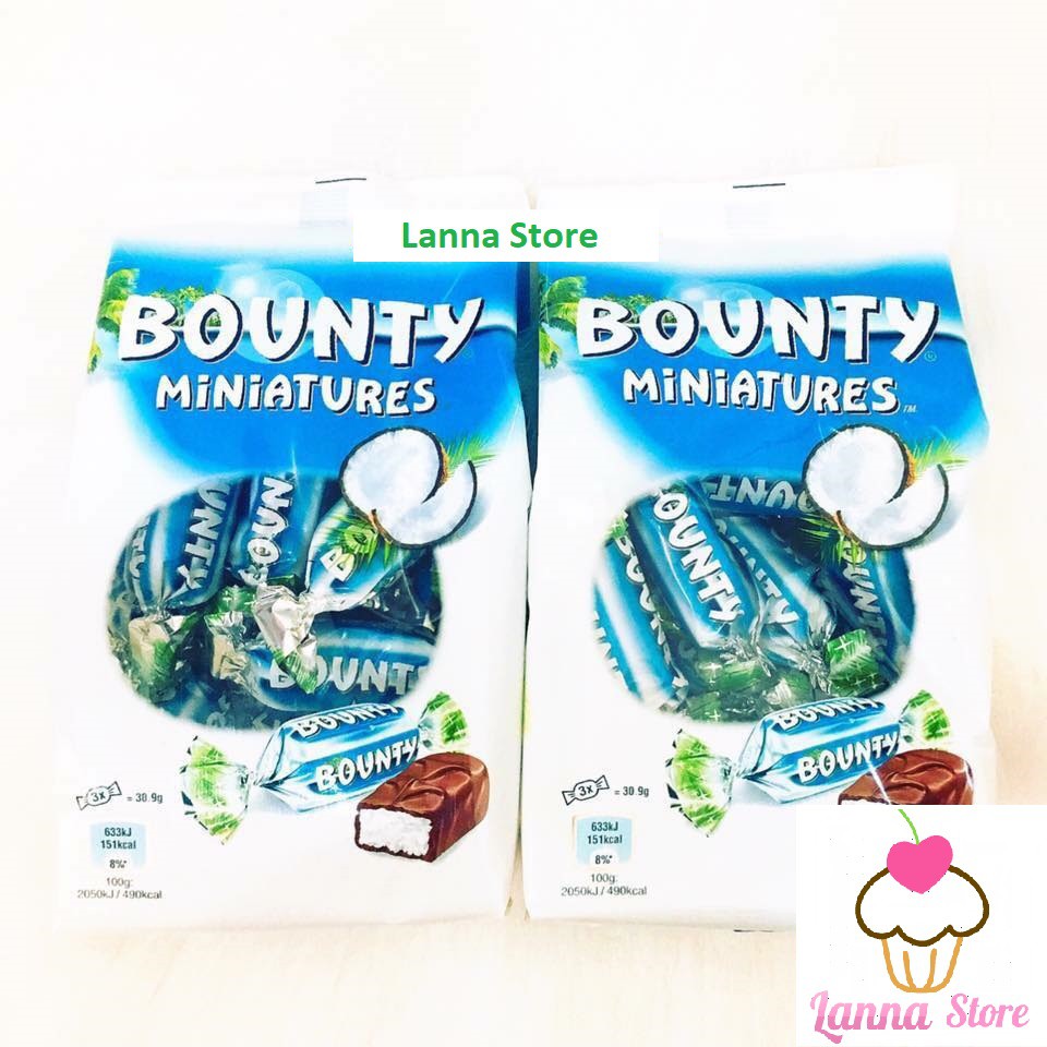 Sô cô la Bounty Dừa gói 150g / 275gr - Đức