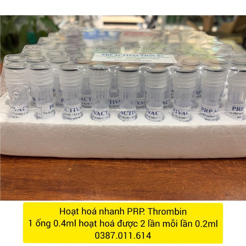 CHẤT HOẠT HOÁ PRP THROMBIN LỌ 0.4ML( CHỈ BÁN KHU VỰC HÀ NỘI VÌ ĐI XA DỄ HỎNG)