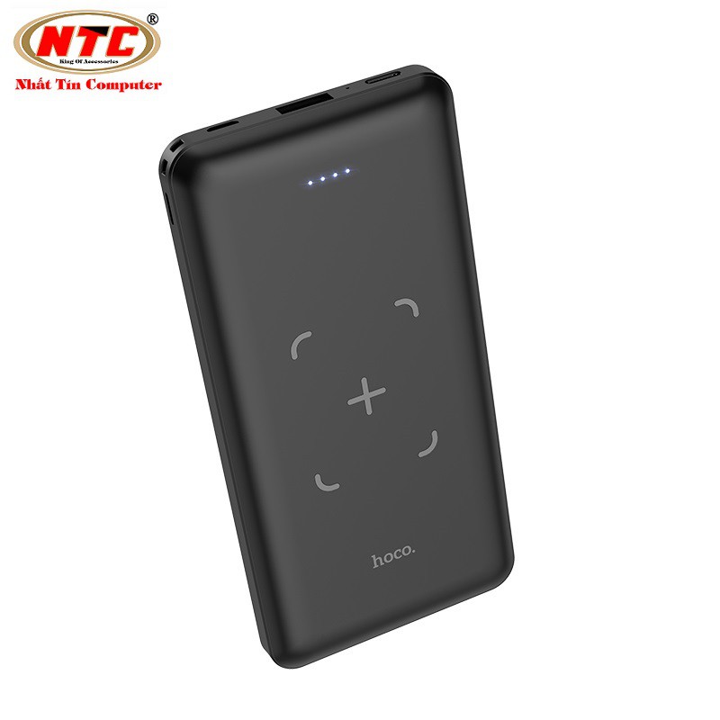 Pin sạc dự phòng không dây Hoco J50 Surf 10000mAh, lõi Li-polymer, 3 cổng input