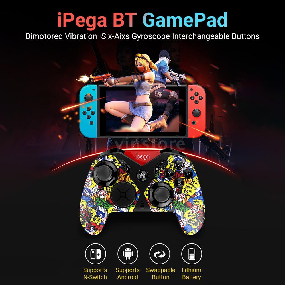 Tay Cầm Chơi Game Ipega Bt Pg-Sw001 Bt3.0 650mah