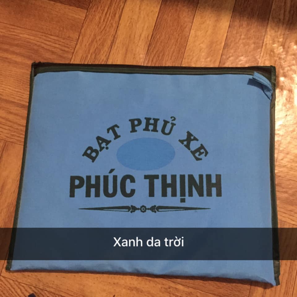 Bạt trùm xe máy Vải Dù Nhẹ Dai 100% Phúc Thịnh (Che mưa rất tốt) Phủ các loại xe thông dụng