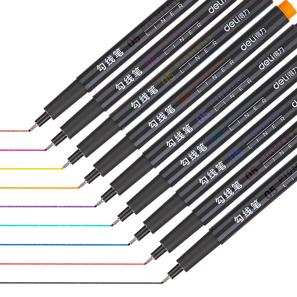 Combo Bút đi nét 0.28/0.45mm và 0.5mm gồm 6/9/12 màu
