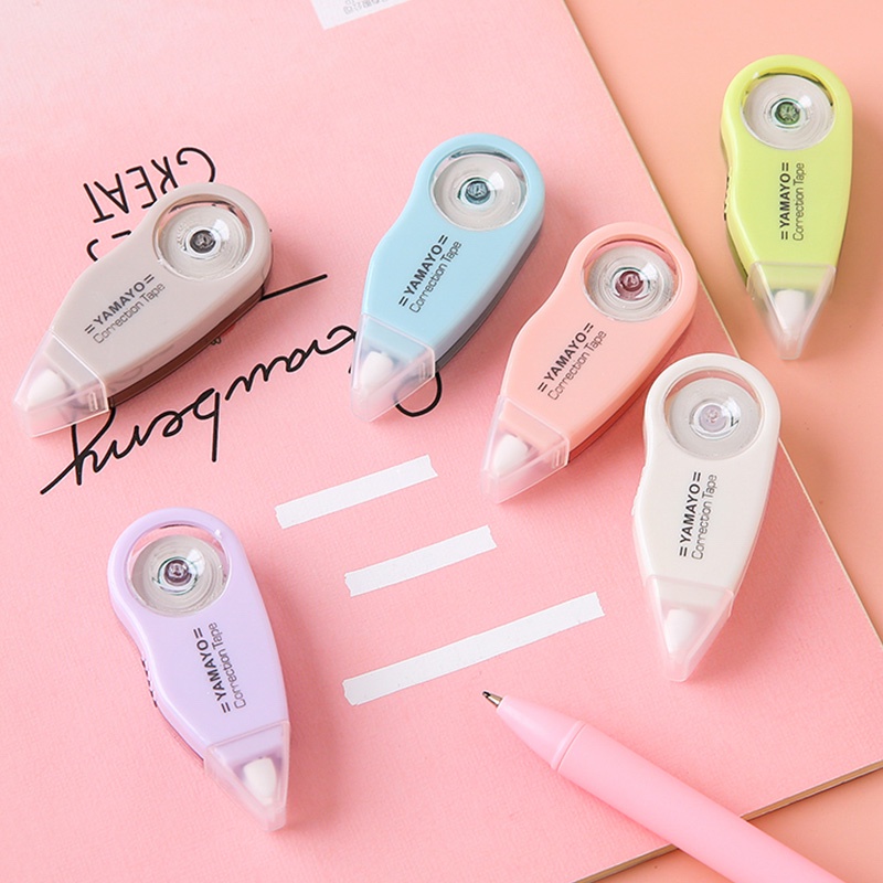Set 6 bút xóa kéo cỡ lớn thiết kế dễ thương dành cho học sinh