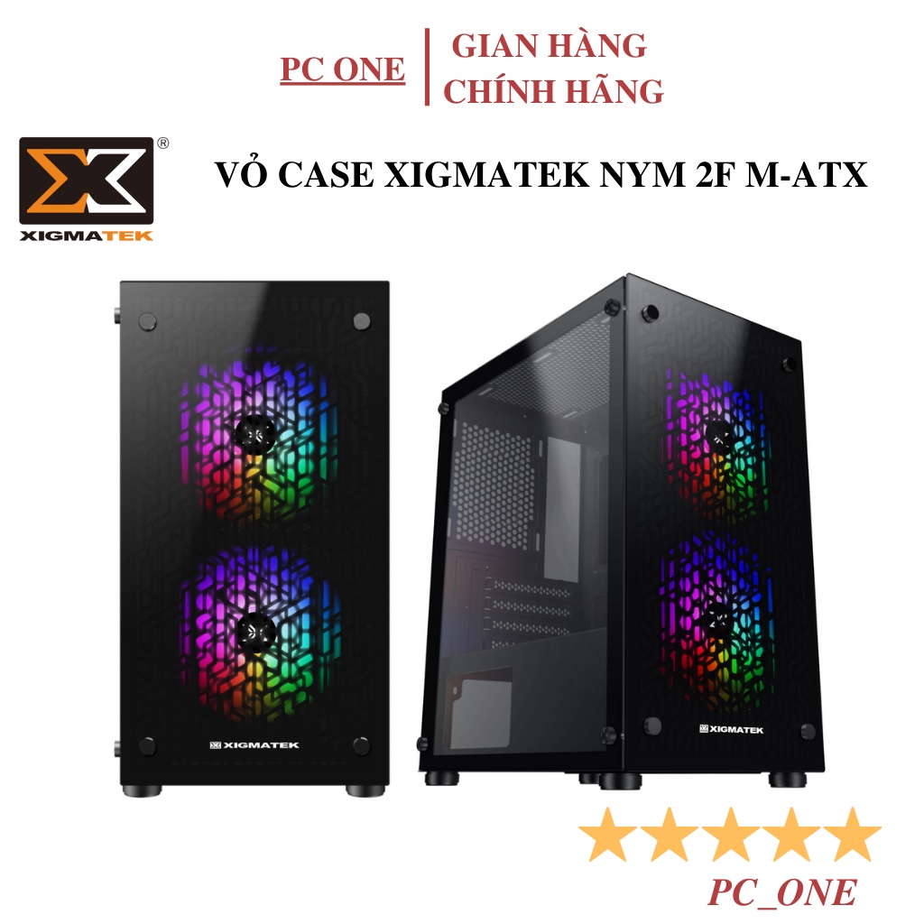 Vỏ case XIGMATEK NYM 2F hỗ trợ main M-ATX Hàng chính hãng