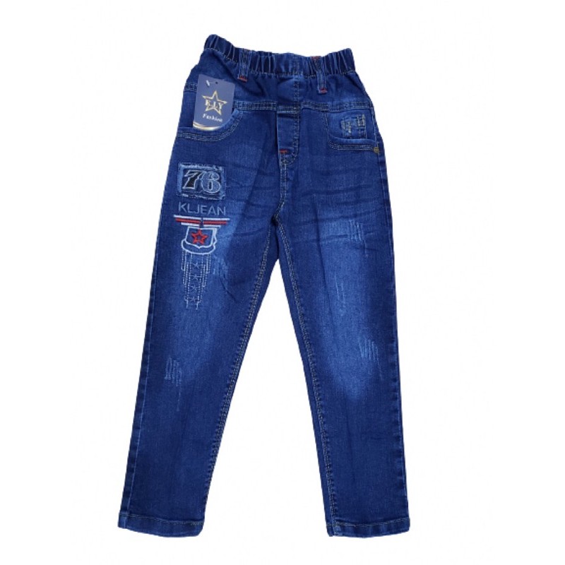 Quần Jeans Dài Bé Trai 32kg -49kg 2 mẫu