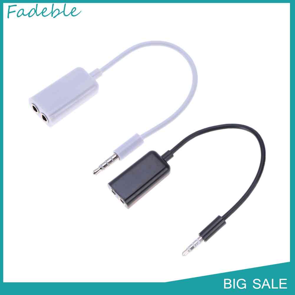 Dây Cáp Tách Tai Nghe 3.5mm Male Sang 2 Female