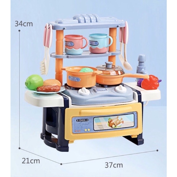 Bộ đồ chơi nhà bếp size to cho bé có vòi bơm nước