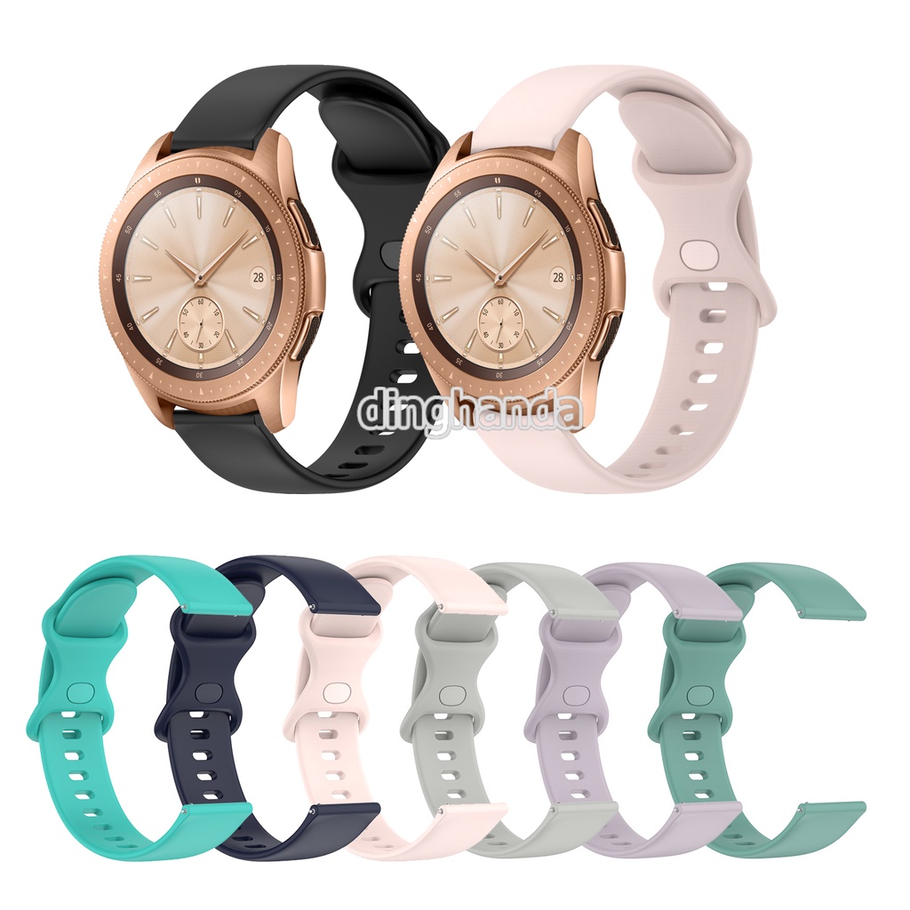 Dây Đeo Silicone Cho Đồng Hồ Thông Minh Samsung Galaxy Watch 42mm 46mm Galaxy Watch 3 41mm 45mm