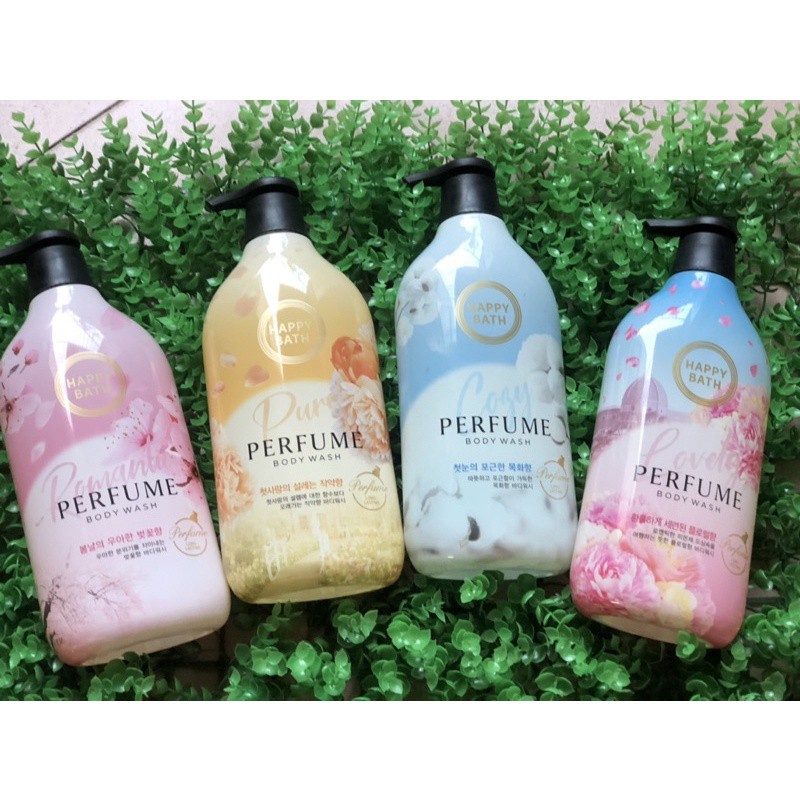Sữa tắm Happy Bath Pure White Peony Perfume Body Wash 900g
