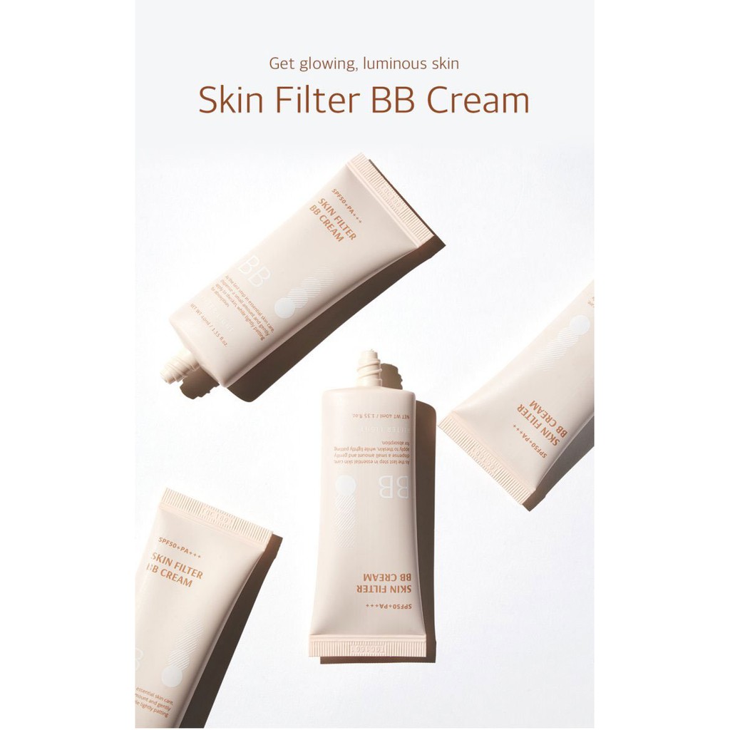 Kem Nền Mỏng Nhẹ Tự Nhiên Lâu Trôi BOM BB Cream SPF 50 PA +++ 40ml