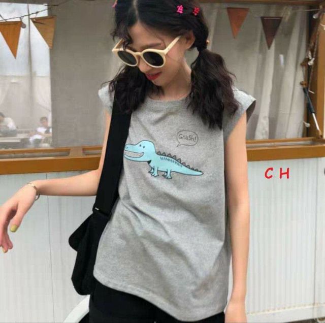 [Mã FAMAYWA giảm 10K đơn 50K] Áo tank top cá sấu xanh | BigBuy360 - bigbuy360.vn