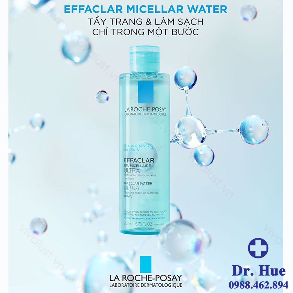 [CHÍNH HÃNG] Nước Tẩy Trang Cho Da Dầu Nhạy Cảm Laroche Posay Effaclar Micellar Water