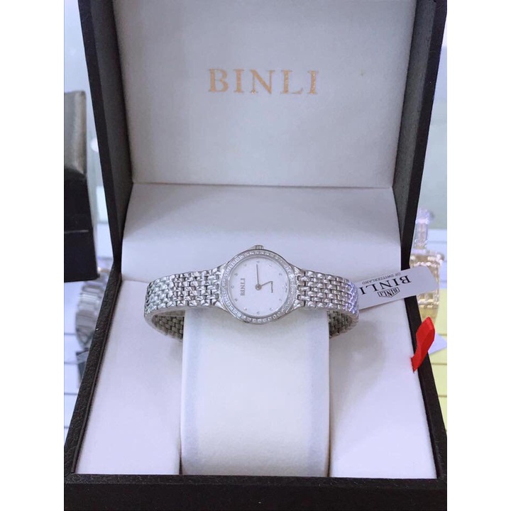 Đồng hồ nữ binli day kim loại bl8010t chính hãng