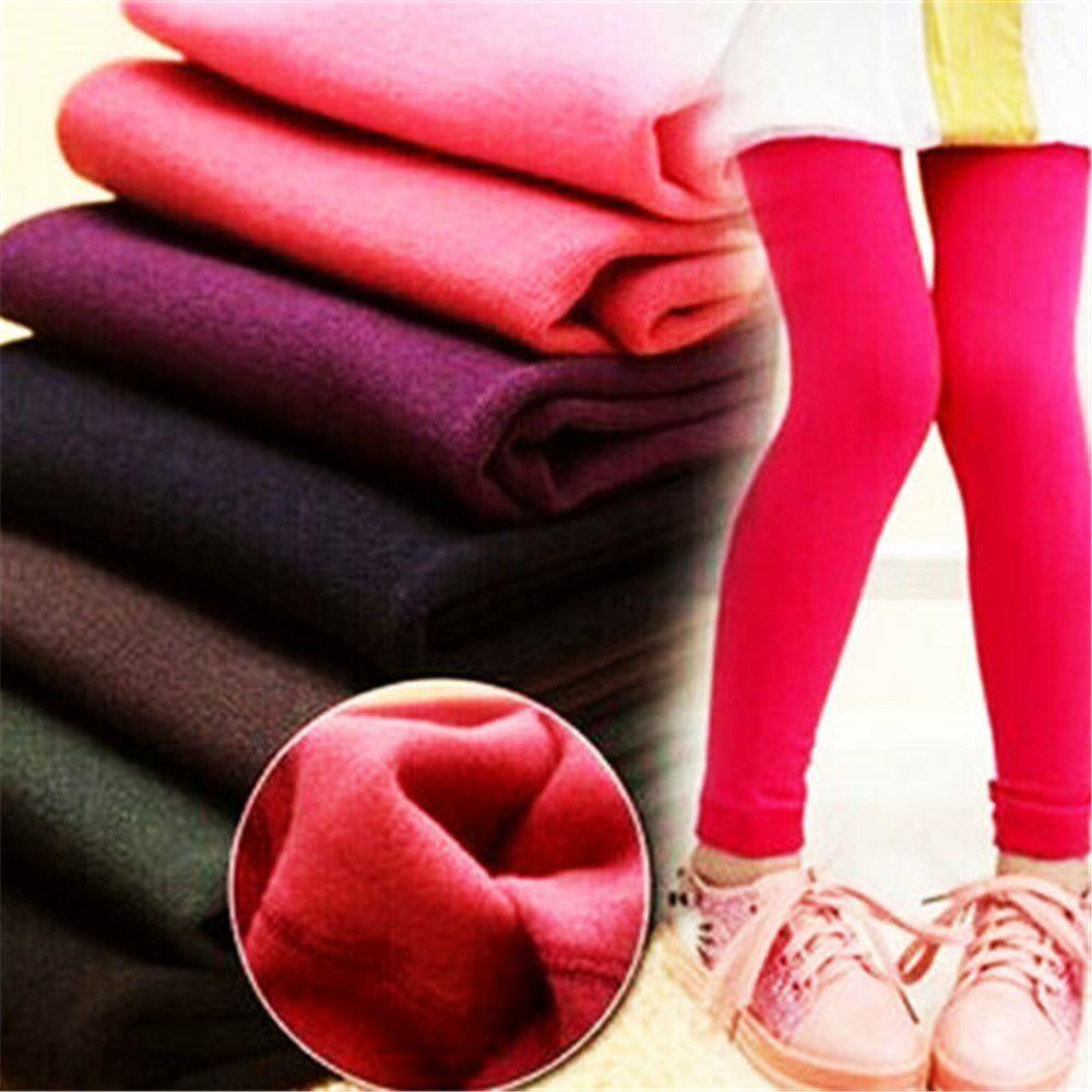 Quần Legging Chất Liệu Nhung Dày Dặn Ấm Áp MIHAN1 Cho Bé Gái