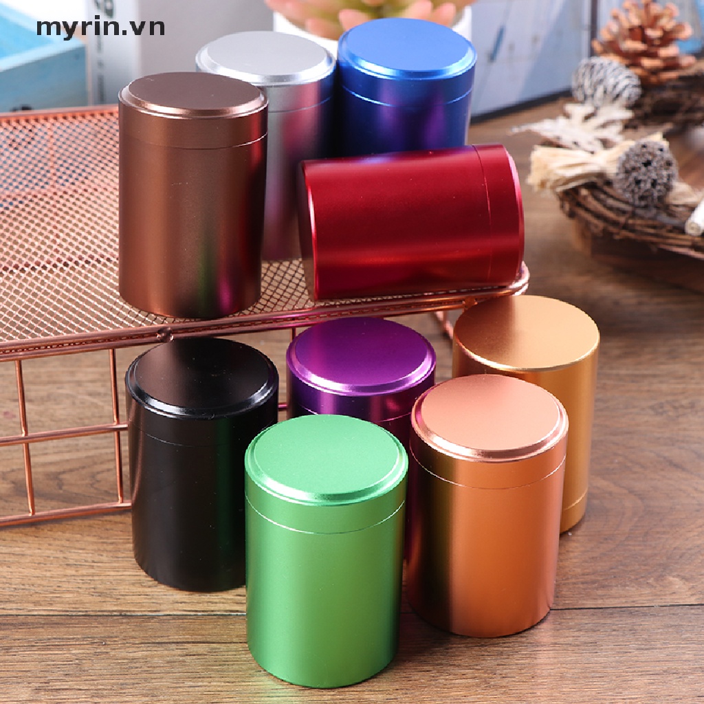 Hộp Kim Loại Mini Đựng Trà / Cà Phê / Đường Mang Đi Du Lịch Tiện Lợi
