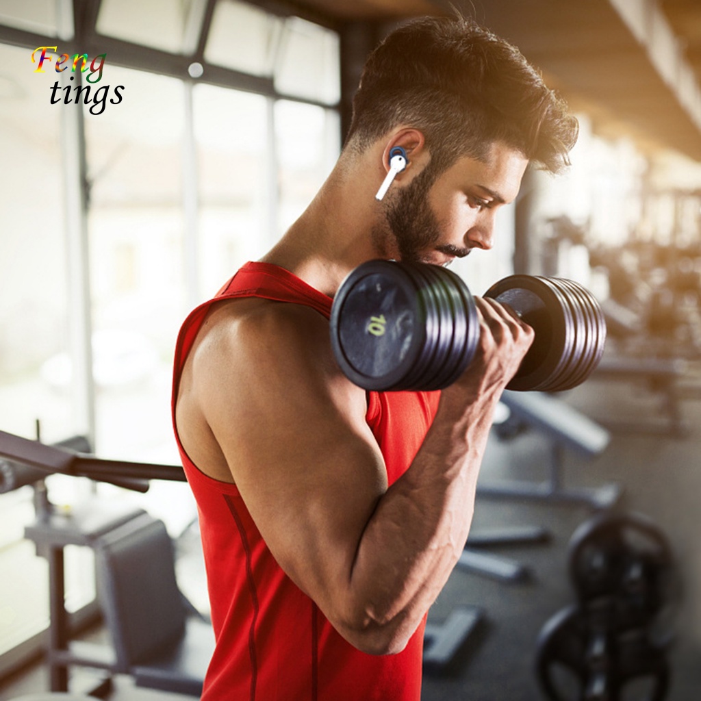 Bộ 2 Nút Bịt Tai Nghe Bằng Silicone Chống Trượt Cho AirPods 1 / 2