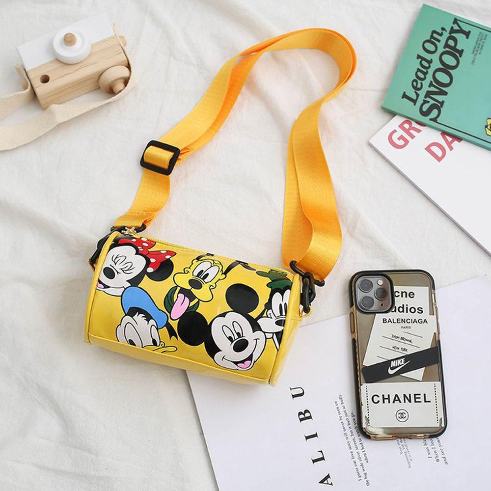 Túi Đeo Chéo Da Pu Hình Chuột Mickey Lấp Lánh Thời Trang Mùa Hè Cho Bé