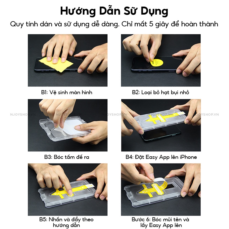 Kính Cường Lực Zifriend Thincrystal Khung Dán Tự Động Cao Cấp Dành Cho Ip 13 Pro Max 12 Pro Max 11 Pro Max X Xs Max
